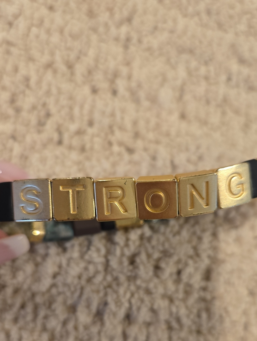 Scout STRONG Bracelet in Gold and Black
